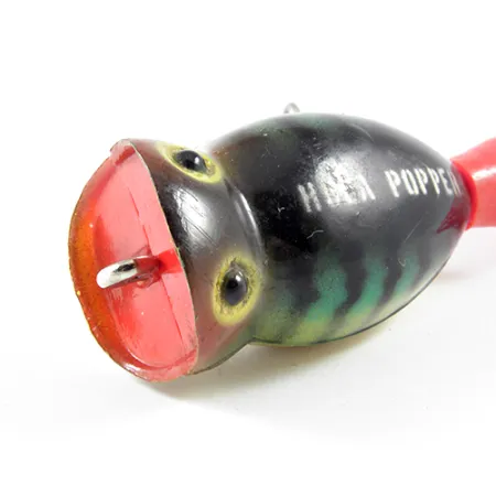 Fred Arbogast Hula Popper Leurre Surface, Fire Tiger, 8g, #3078