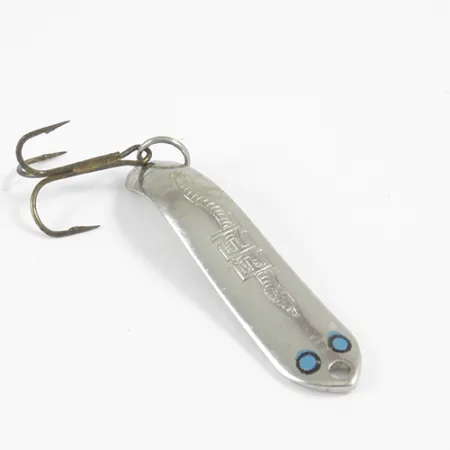 Thomas EEL Cuillère ondulante, Nickel, 4g, Profil en S, #3084