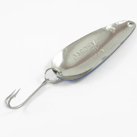 Cuillère Eppinger Dardevle Imp, Nickel / Bleu, 11g, Michigan, #3093