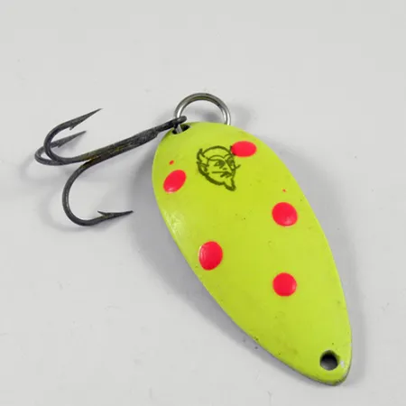 Dardevle Devle Dog 7700 Cuiller, Jaune/Rouge/Nickel, 14g, Eppinger, #3095