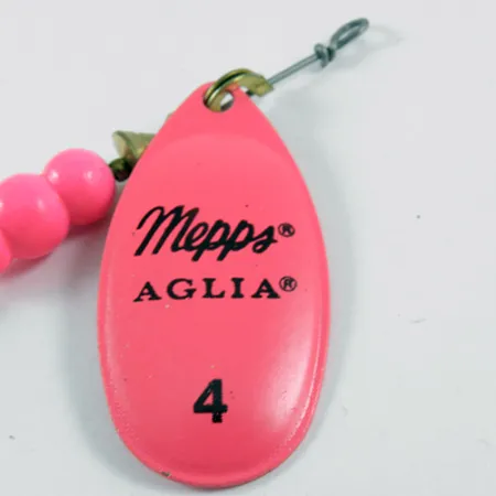 Mepps Aglia Hot Pink 4 Dressed (bucktail) Cuiller, Rose, 10g, #3099