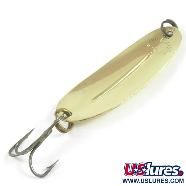 Williams Wabler W50 Cuiller, Or, 14g, Arête stabilisatrice, #3118