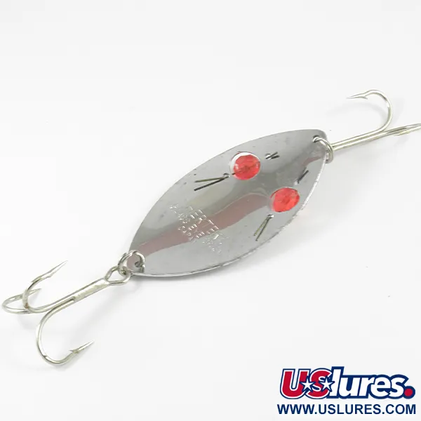 Herter's Glass Eye Spoon Cuillère, Nickel/Yeux Rouges, 25g, #3129