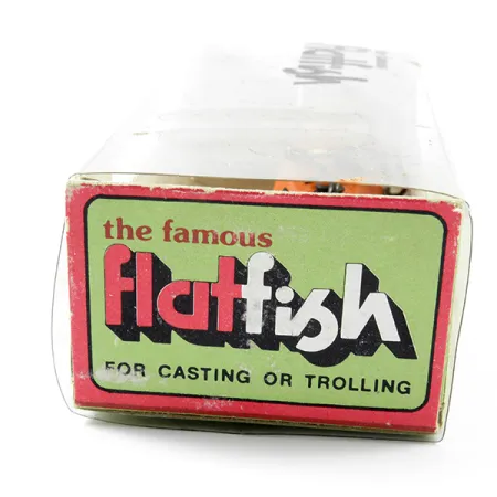 Helin Tackle FlatFish X5 Leurre, Rouge / Noir, 5,5g, Vintage, #3148
