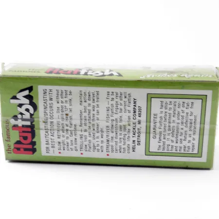 Helin Tackle FlatFish X5 Leurre, Rouge / Noir, 5,5g, Vintage, #3148