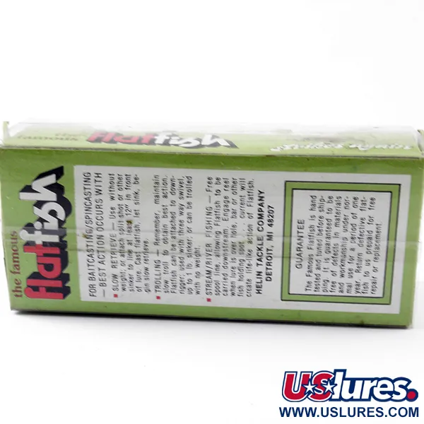 Helin Tackle FlatFish X5 Leurre, Rouge / Noir, 5,5g, Vintage, #3148