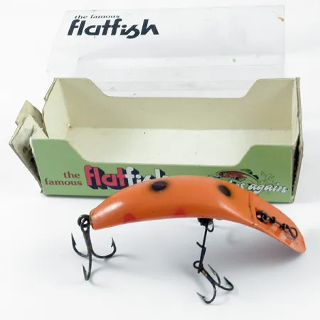 Helin Tackle FlatFish X5 Leurre, Rouge / Noir, 5,5g, Vintage, #3148