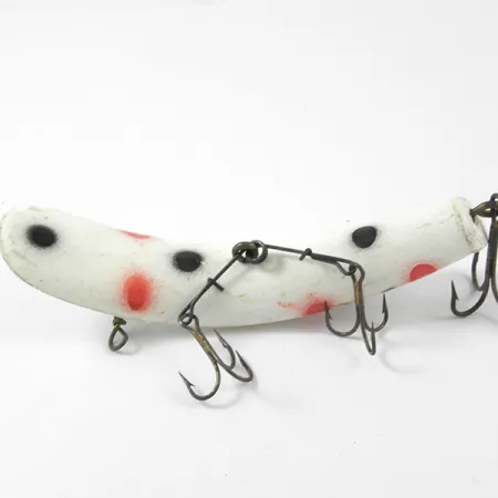 Yakima Bait Worden Flatfish Poisson-Nageur, White/Red/Black, 9g, #3149