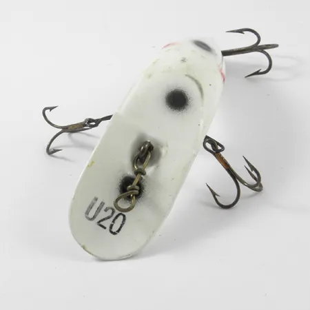 Yakima Bait Worden Flatfish Poisson-Nageur, White/Red/Black, 9g, #3149