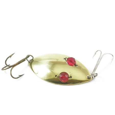 Hofschneider Red Eye Wiggler Cuillère, Laiton/Rouge, 25g, Yeux verre, #3158