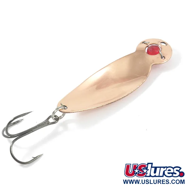 Lucky Strike One Eye Wiggler Cuillère, Cuivre, 14g, Œil Rouge, #3160