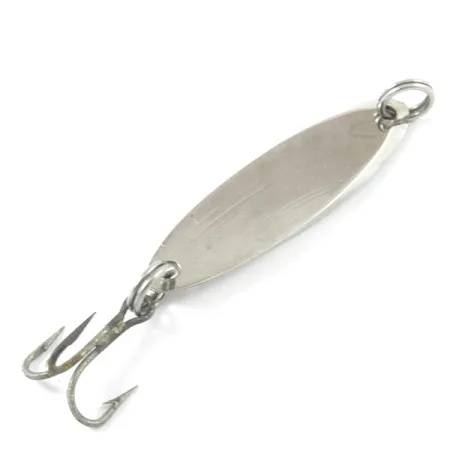 Old Pal Woodstream Auto-cast Cuiller, Nickel / Bleu, 4g, Vintage, #3186