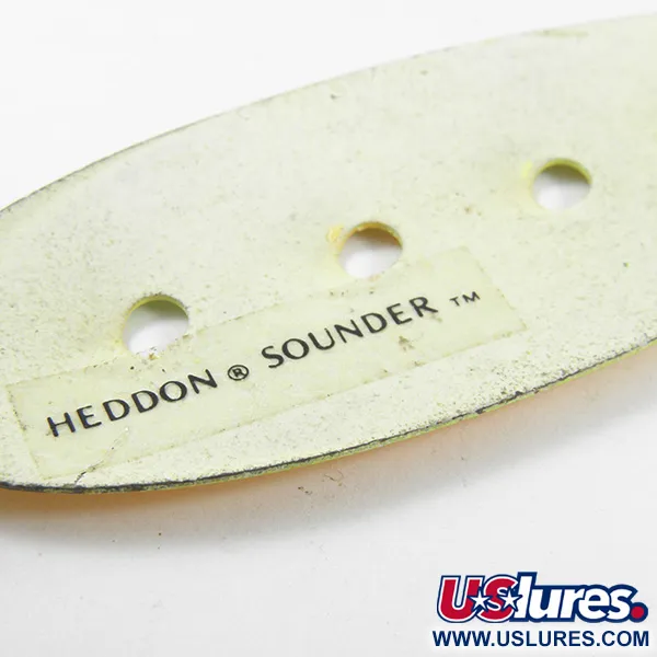 Heddon Sounder UV Cuillère Traîne, Fluo UV Glow, 7,5g, Ajourée, #3194