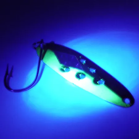 Heddon Sculpin UV Cuillère de traîne, Glow UV, 5.5g, Fluorescent, #3199