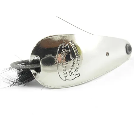 Vintage Weezel Rex Weedless Spoon, Nickel, 12,5g, Anti-herbe, #3207