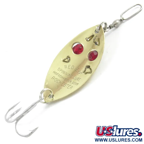 Hofschneider Red Eye junior Cuillère, Gold / Red Eyes, 11g, #3216