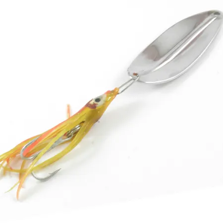 Cuillère TODDCO Main liner Squid, Paillettes rouges / Nickel, 14g, #3221