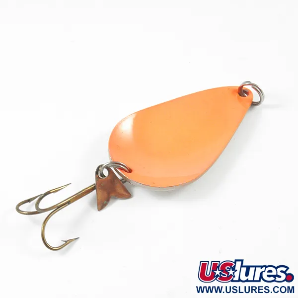 Acme K.O. Wobbler Cuillère, Nickel/Orange, 21g, Sonic Flipper Tail, #3226
