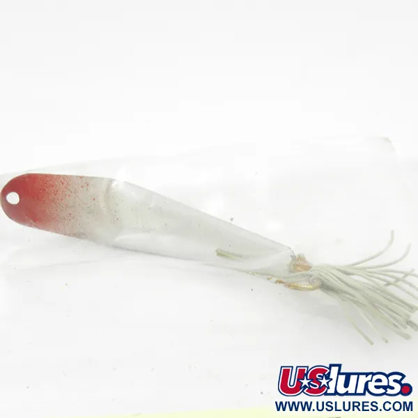 Weedless Barney Spoons Cuiller, Blanc / Rouge, 7g, anti-herbe, #3227