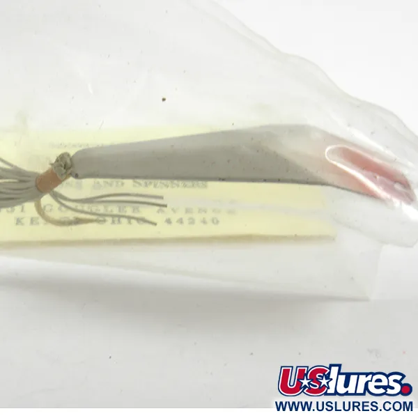 Weedless Barney Spoons Cuiller, Blanc / Rouge, 7g, anti-herbe, #3227