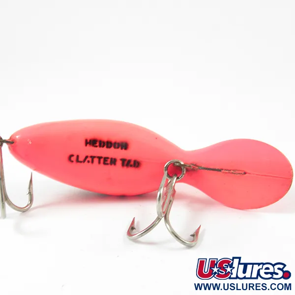 Heddon Tadpolly Clatter Tad Poisson Nageur, Tigre Rouge / Noir, #3229