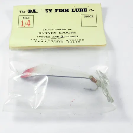 Weedless Barney Spoons Cuillère, Rouge/Blanc, 7g, Anti-herbe, #3231