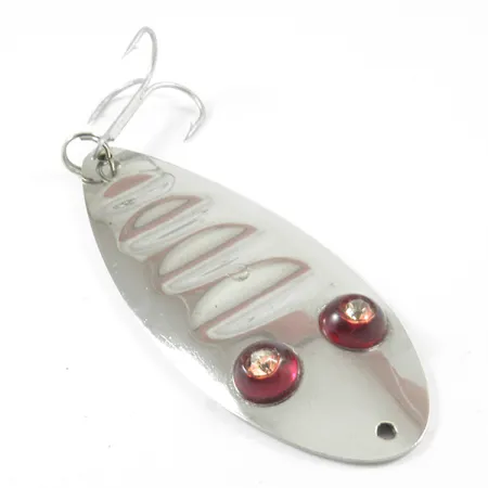 Paul Bunyan Ruby Spoon Cuillère, Nickel / Red Eyes, 25g, Yeux verre, #3232