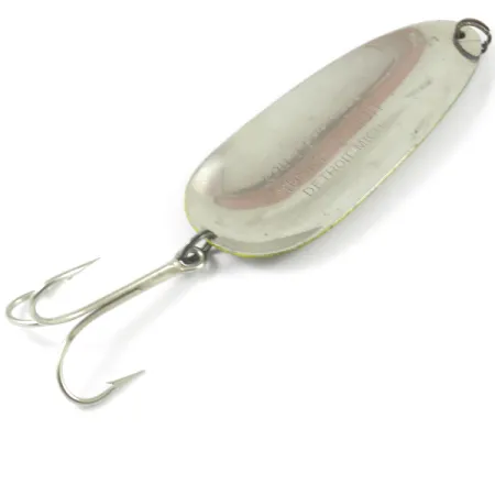 Cuillère Eppinger Dardevle Huskie Junior, Vert/Jaune/Nickel, 58g, #3233