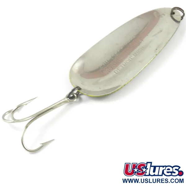 Cuillère Eppinger Dardevle Huskie Junior, Vert/Jaune/Nickel, 58g, #3233