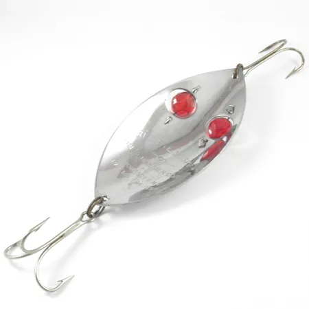 Hofschneider Red Eye Muskie Cuillère, Nickel, 70g, Yeux rouges, #3234