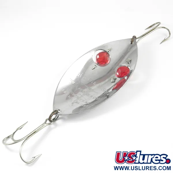 Hofschneider Red Eye Muskie Cuillère, Nickel, 70g, Yeux rouges, #3234