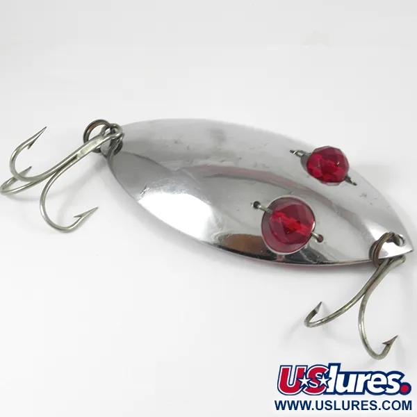 Hofschneider Red Eye Muskie Cuillère, Nickel, 70g, Yeux rouges, #3234
