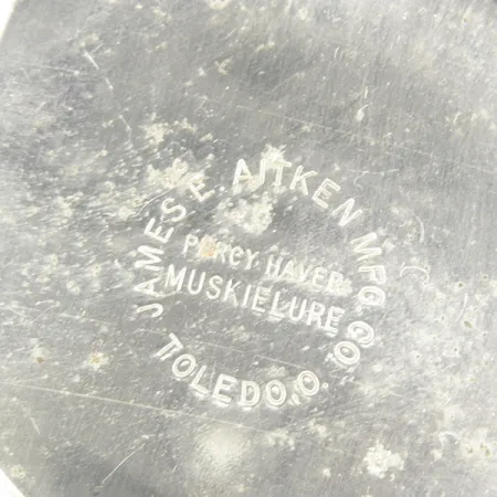 James Aitken Muskielure Cuiller, Rouge/Blanc/Nickel, 53g, Haver, #3235