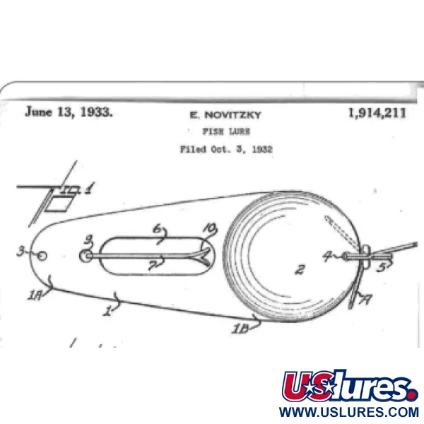 James Aitken Muskielure Cuiller, Rouge/Blanc/Nickel, 53g, Haver, #3235