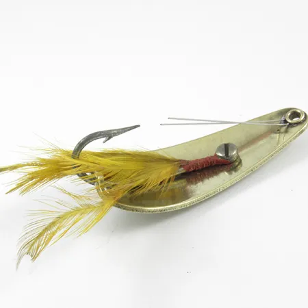 Weezel Rex Weedless Spoon Cuillère, Laiton, 12.5g, Plumes, #3237