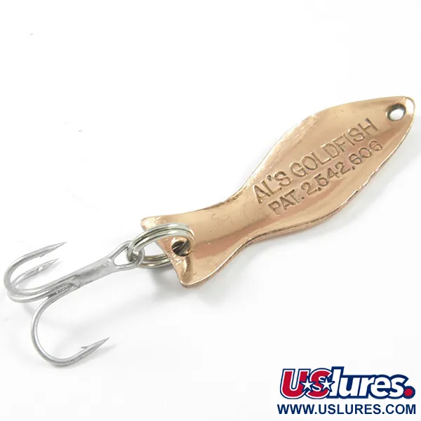 Al's Goldfish Cuillère ondulante, Cuivre, 4.5g, Motif écailles, #3243