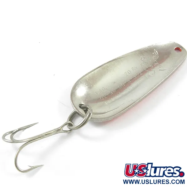 Blue Fox Tor-P-Do Cuillère, Hammered Nickel / Orange Red, 14g, #3246