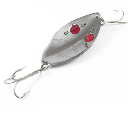 Hofschneider Red Eye Wiggler Cuillère, Acier/Rouge, 25g, Verre, #3249