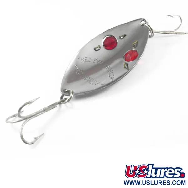 Hofschneider Red Eye Wiggler Cuillère, Acier/Rouge, 25g, Verre, #3249