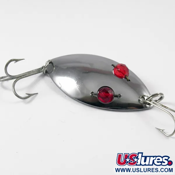 Hofschneider Red Eye Wiggler Cuillère, Acier/Rouge, 25g, Verre, #3249