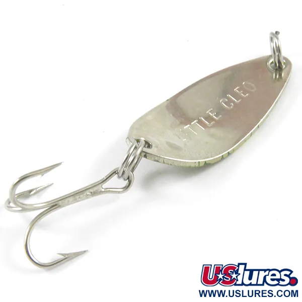 Seneca Little Cleo Cuillère, Grenouille / Nickel, 4g, Vintage, #3273