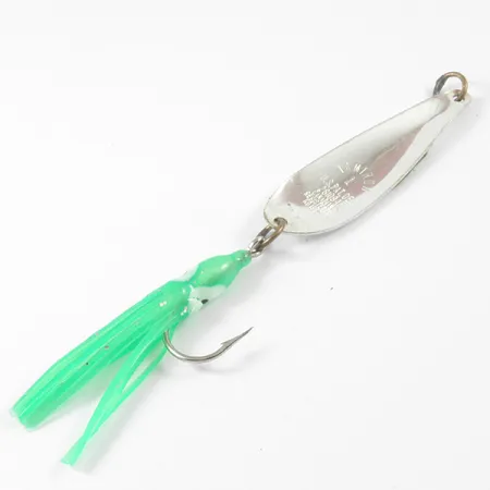 Tamiron Honeybees 1 Glow Cuillère Traîne, Argent/Glow, 3,5g, UV, #3283