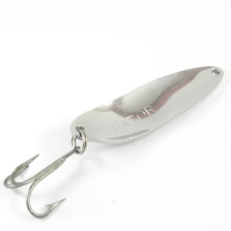 Gator Cuillère Ondulante, Nickel, 35g, Acier Inox, #3286