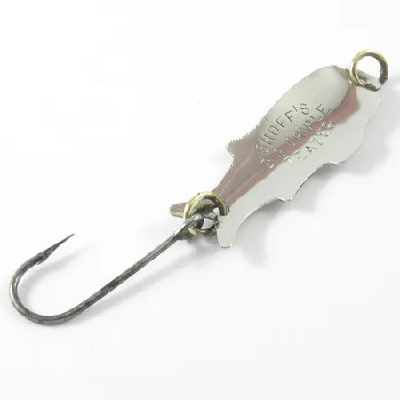 Shoff's Big Tripple Teazer Cuillère, Nickel, 2,5g, Silhouette Poisson, #3295