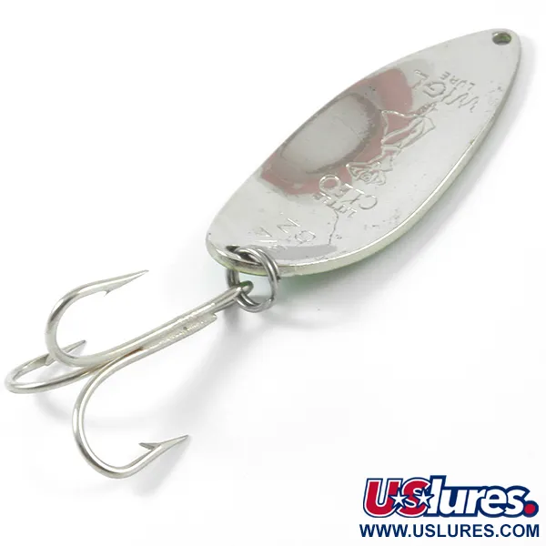 Seneca Little Cleo Cuillère, Vert/Nickel/Rouge, 21g, Hula Girl, #3325