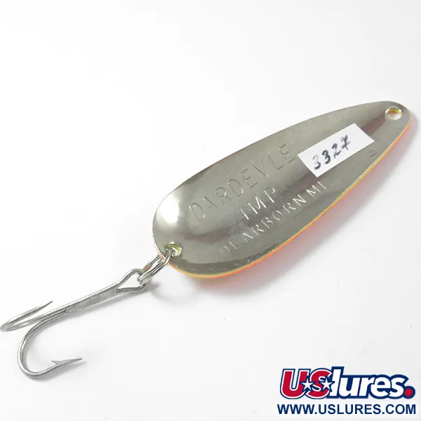 Dardevle Imp Cuillère, Bright Rainbow / Nickel, 11g, Nickelé, #3327