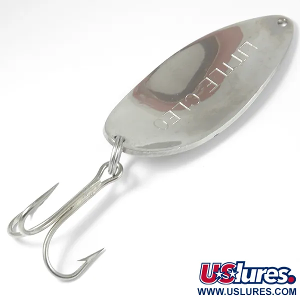 Acme Little Cleo Cuillère, Nickel / Bleu, 35g, Longue distance, #3329