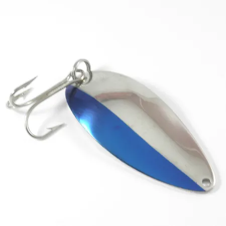 Acme Little Cleo Cuillère, Nickel / Bleu, 35g, Longue distance, #3329