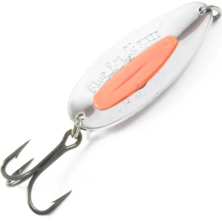 Blue Fox Pixee UV Cuillère, Nickel Martelé/Orange, 24g, UV, #3331
