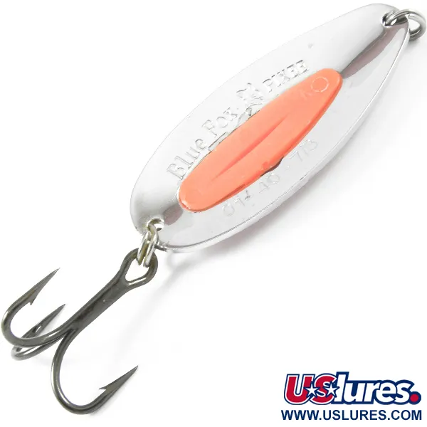 Blue Fox Pixee UV Cuillère, Nickel Martelé/Orange, 24g, UV, #3331